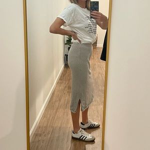 Callahan eyelet knit skirt